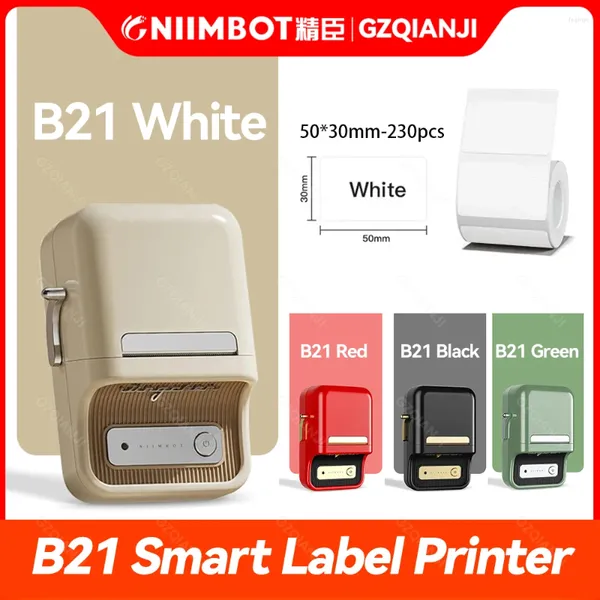 Niimbot B21 Mini Etichetta autoadesiva stampante termica portatile per adesivi senza inchiostro
