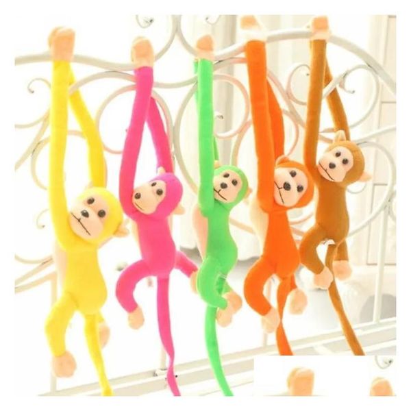 PERSPETTO DEL PAZIONE 70 cm Hanging P Monkey a braccio lungo da a coda simpatici per bambini Giochi regalo Gifts S Giordino Droping Home Garden Festive Suppl Dhrjl