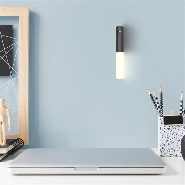 Wandlampenanpassungsgeschenk USB -Ladeaufladung wiederaufladbar magnetische Saug- und Intelligente Gatewayschrank Hausbeleuchtung Lampen Leicht kreativ