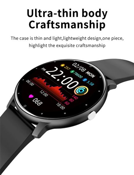 CASOS ZL02 TEMPO REALHA DE EMPRESA SMINT SABT MEN MEN Internet Bluetooth Camera Phone Watch Rastreador de Fitness Women Women Watch for Android iOS Watch