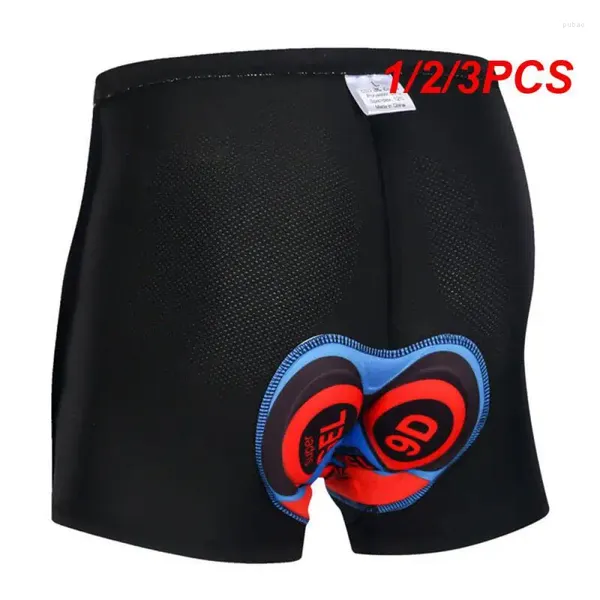 Aparel de motocicleta 1/2/3pcs Men shorts de ciclismo à prova de choque 9D Brike de bicicleta apertada Brikes pretos cuecas confortáveis