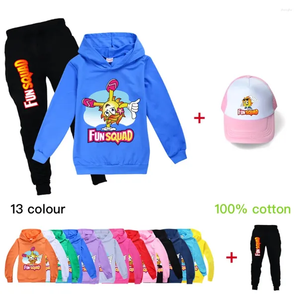 Kleidung Sets Kinder Kleidung Spaß Squad Spiel 3D Print Baby Girls Jungen Baumwolljacke Hose 2pcs Set Kinder Sport lässig Kostüm Kinder