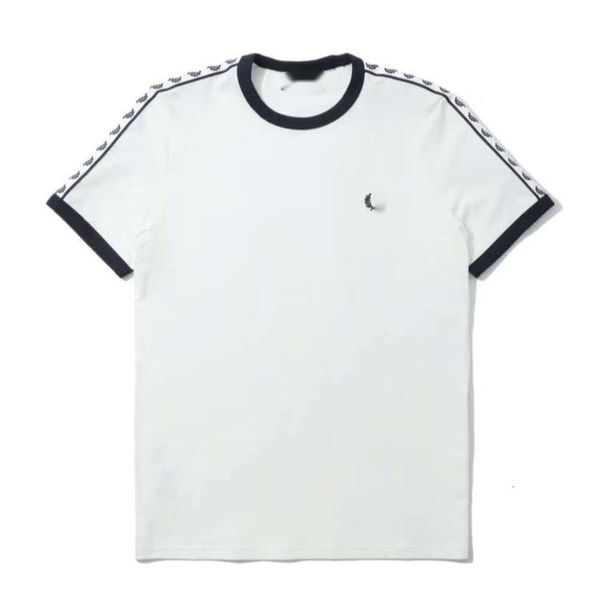 T-shirt di Fred Polo Perry Men Designer Polos di lusso di lusso di lussuoso e conforte