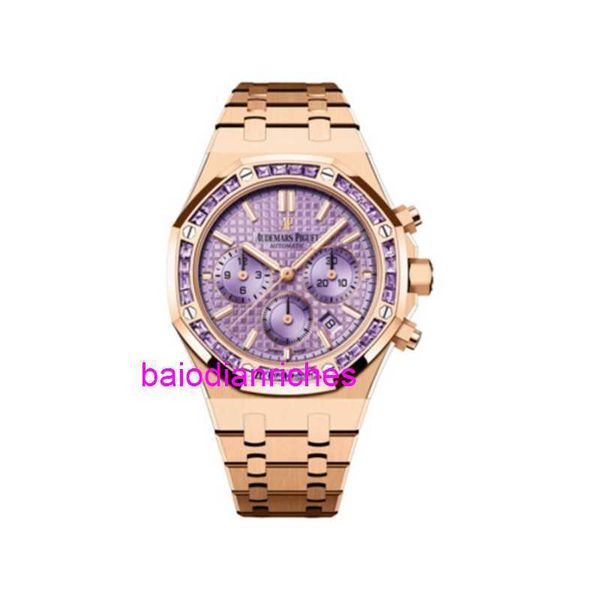 Orologi automatici AP MEN'STRADA AUDEMAR Pigue Royal Oak 26319or AY.1256or.01 Cronografo Amethyst Dial fn4n