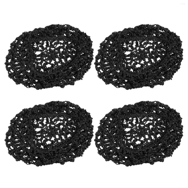 Berets 4 PCS сетчатой волосы с сеть