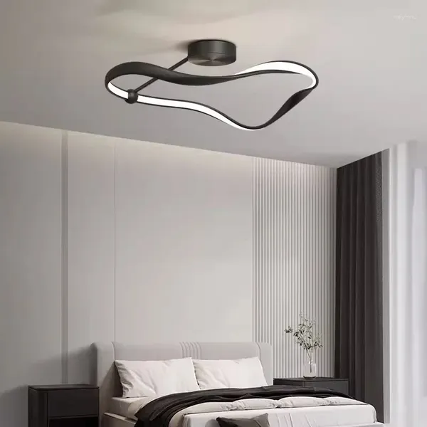 Luci a soffitto Lampada a LED moderna per la camera da letto Studio Living Sala da pranzo Minimalista lampadario Apparecchiatura per interni Lustre decorazioni per la casa