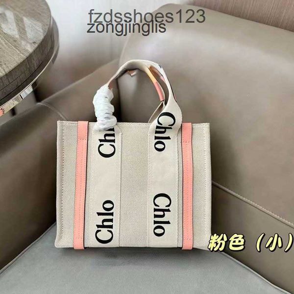 Borse borse moda tote tote da donna cloee borse outlet borse woody tela designer 2024 lettere stampate shopping grande capacità versatile t o1yl