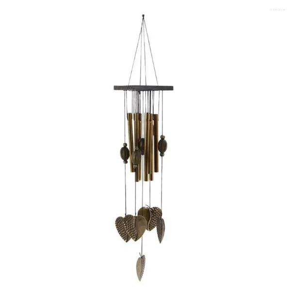 Dekorative Figuren Anhänger Wind CHIME CHAPEL BALL Garten Garten Home Decor Große Metall Multi Tube Musik