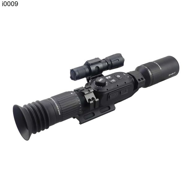 4K 3-24X Digital Night Vision Scope WiFi iOS Android com lanterna infravermelha de 10W 850nm