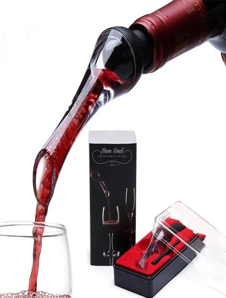 Бар инструменты Eagle Wine Aerator Pourer Premium Aerating Pourers и Decanter Decanter Essentier с подарочной коробкой для улучшения FLAV2537099