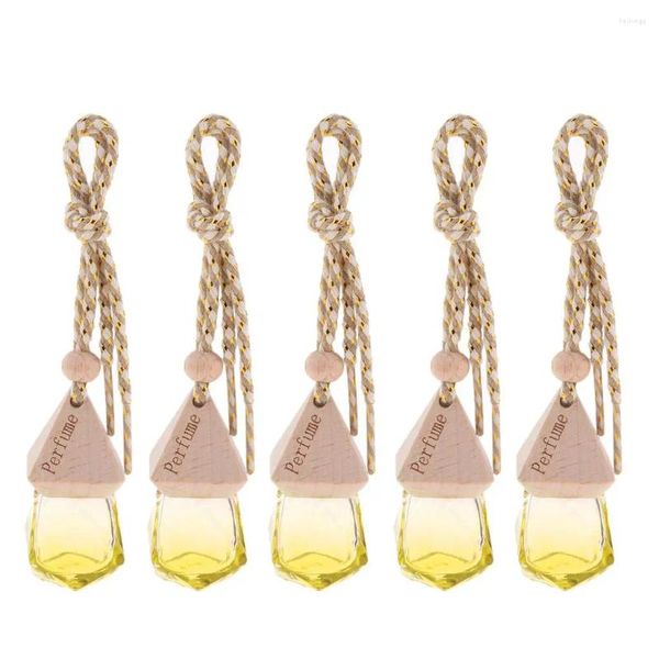 Lagerflaschen 5pcs 6ml Auto Hanging Parfümflasche ätherische Öl Anhängerdekoration