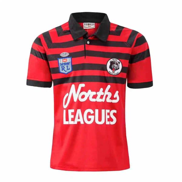 Rugby 1991 Retro Austrália North Sydney Bears Rugby Jeritage Réplica Home Réplica Men size S5XL