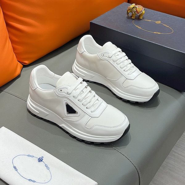 2024 Famous Casual Casual Prax 1 tênis sapatos renylon escova de couro malha tricotada Runner Runner Treinners Man Sports Outdoor Walking Sapato EU38-44