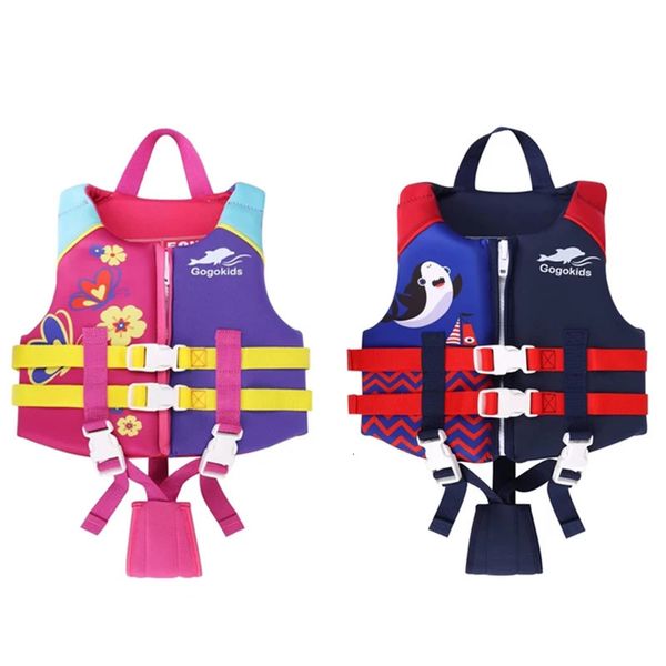 Детская спасательная куртка неопрена водного спорта Жилета Жилета вода спортивные пляжные серфинг плавание плавание плавание в сфере безопасности.