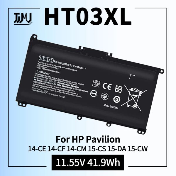 Baterias HT03XL L11119855 Bateria de laptop para HP Pavilion 15cs 15da 15dB 15dw 14CE 14CF 14DF 17CA Series 15CS0053Cl 15dw0033nr