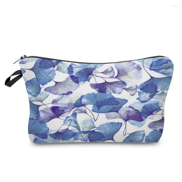 Stume da stoccaggio Una borsa per cosmetiche di alta qualità bellissima frizione floreale piuttosto casual Organizzatore portatile Case matita