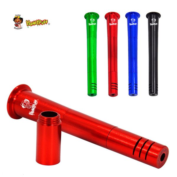 Honeypuff 140mm Aluminium Rauchlegungslegierung Downstamm -Röhrchen Trichter Diffusor Metall nach unten für Glasbecher Bongs Wasserrohre Rauch Accessoireöl Rigs