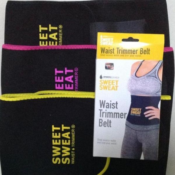 3 cores 3 tamanhos Sweet Sweat Premium Ciist Trimmer Belt Unissex Bell Fled Exercício WRAP OPP Bag3638225