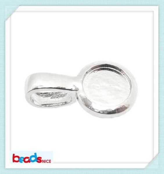 BEADSNICE ID3426 925 SERLING SLATER PENDENT BAIL POR ACESSORES DE CARCO FAZENDO ACESSORES HANDMADOS Níquel Líder 8515635