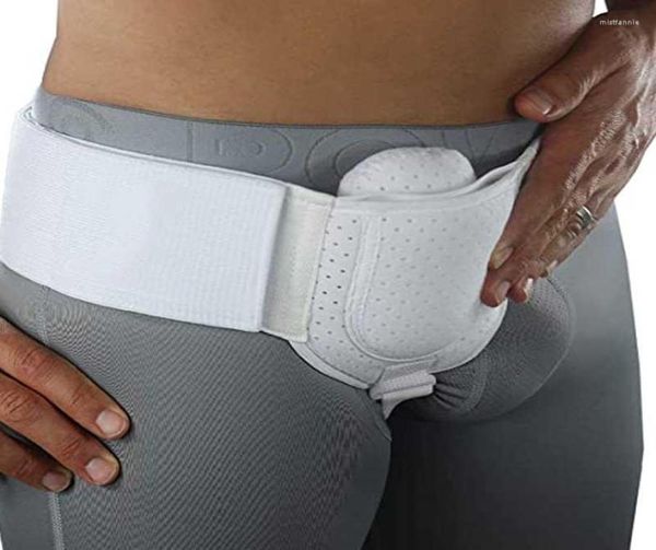 Cinture a cintura di ernia adulta capriata per inguinale o sportivo supporto per il dolore per alleviare il dolore cinghia con 1 pad di compressione rimovibile1597749