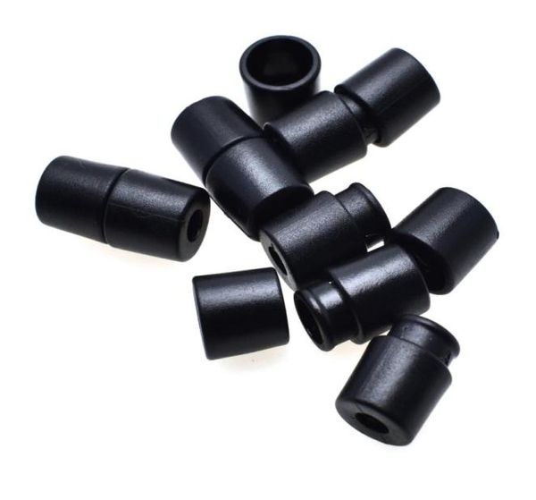 100pcslot Black Soffia della sicurezza Blackaway Pop Connectors for Paracord Ribbon Gregoni di plastica 5262956