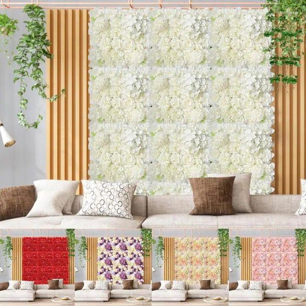 Dekorative Blumen künstliche Blumenwandpanel Realistische Simulation Multifunktional für Balkon Bühnengarten