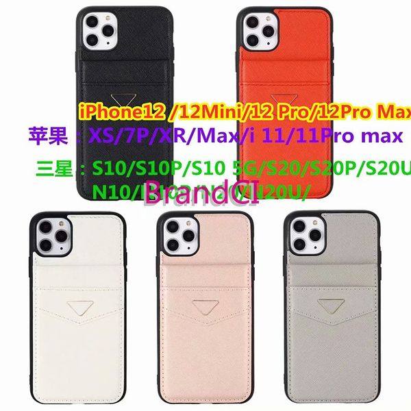 Custodia per iPhone 15 14 13 12 11 Pro Max Plus Pro xr XS Max 7 8 Plus Max Cover Cover Cover Chain Luxury Classic Fashion Chain Triangle Leather Hollied Card Shot PP201-208