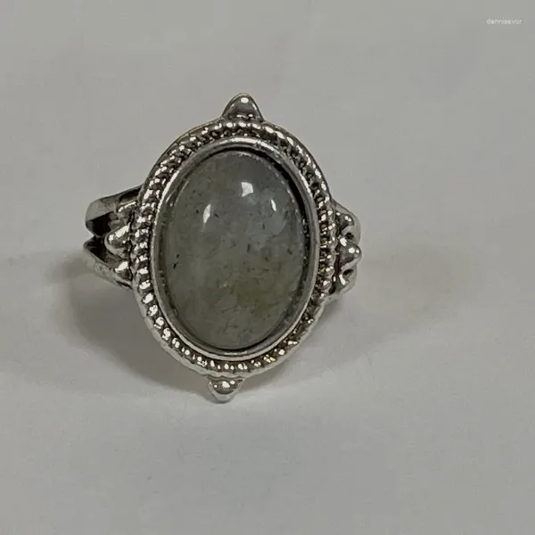 Кластерные кольца яркое лабрадорит серебряный цвет кольцо для женщин мужские винтажные раковины мраморная текстура