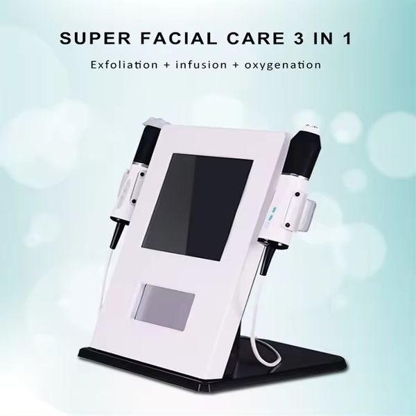 2/3 em 1 CO2 Nano-bubble oxigênio Facial Hydrodermobra Machine PEEL PEELENTE APECIMENTO DE PURIFICAÇÃO DE HIDROGEN PURIFICAÇÃO DE PEELING AQUA