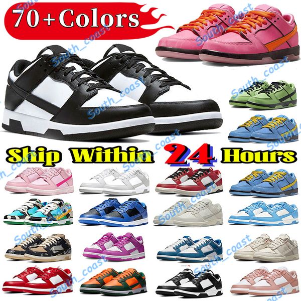 Designer Running Shoes Men Women Sneakers planos Pombas brancas PANDA LOCAL PANDA LOCAL SAPAÇÃO UES STOCING TRIPLE GREEN NOS USA DHGATE Mens Sports Sports Treinadores Gai Tamanho 36-45