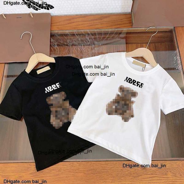 Designer T-shirt per neonati designer ragazze ragazzi camicie orso tees molla a maniche corte per bambini estate abiti outwear chd2312282