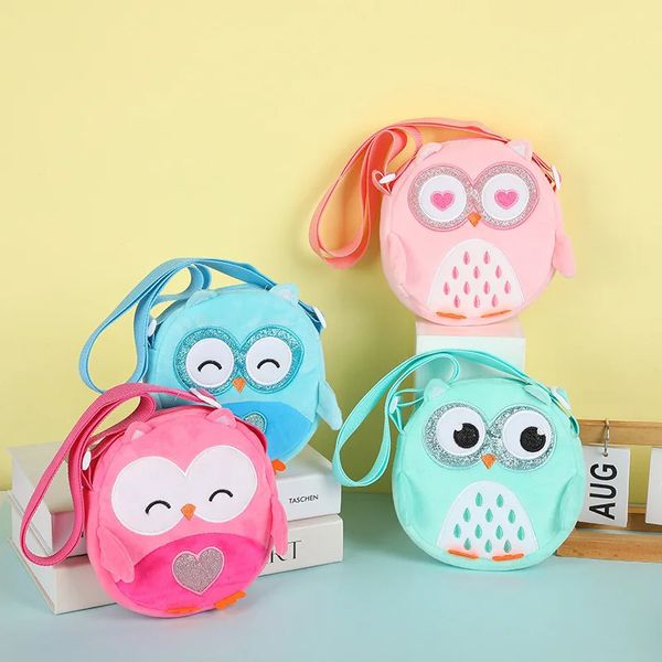 Borsa a tracolla da golfo da fumetti peluche 1pc per bambini con spalle rotonde per bambini per bambini con borse per borse per borse per borsetta 240424