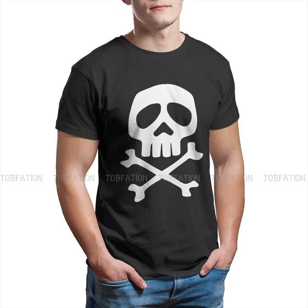 Erkek Tişörtleri Kaptan Harlock Jolly Roger Harajuku Tshirt Galaxy Express 999 Yaratıcı Strtwear Leisure T Shirt Erkekler T UnquePolyester T240425