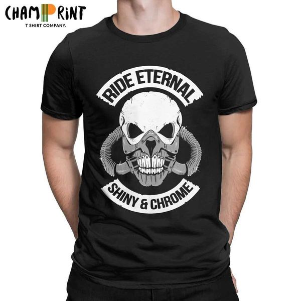 T-shirts masculinos homens andam de camisetas eternas mad Max Fury Road 100% algodão