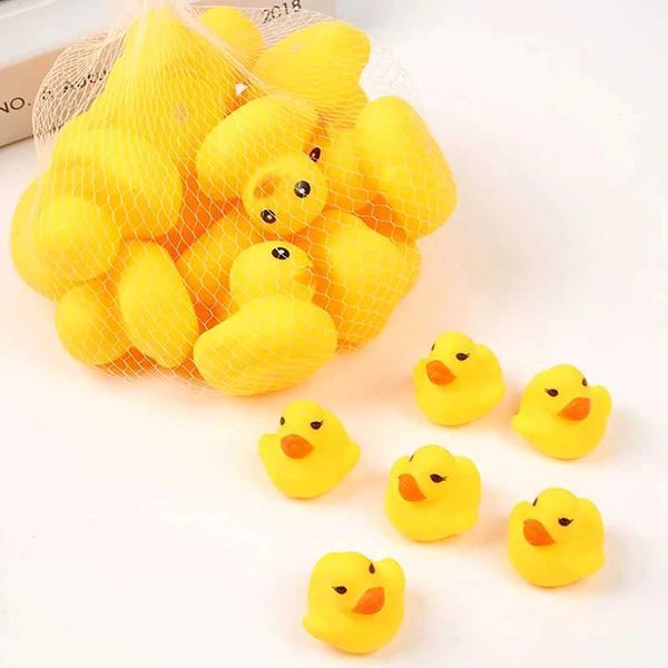 Brinquedos de banho de bebê 3,5 cm/5 cm de brinquedos para bebês patos de banho com espreme o banho de sons brinquedos de borracha macia patos piscina piscina brinquedos de chuveiro para criança