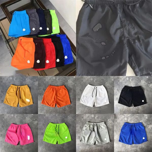 nuota cortometrali corti cortometrali da bagno da bagno da bagno spiaggia corta etichetta ricamata impermeabile di lusso in modo che si asciuga rapidamente con pantaloni da yoga sport traspiranti in rete estate