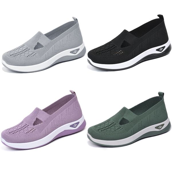 Gai che corre scarpe casual sneaker da donna con piedi viola grigi grigi sneakers piatta da tennis cornanti corrono estate all'aperto lenta