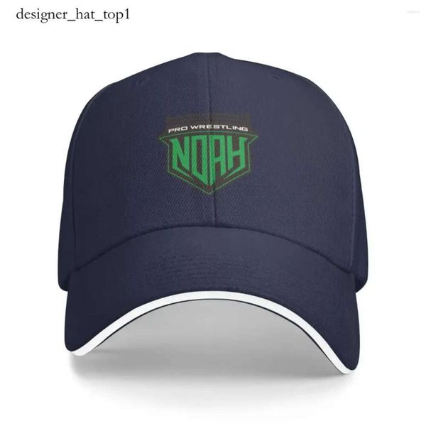 Noah Hat Fashion Designer Top -Quality Ball Caps Pro Wrestling Noah Logo Cap Baseball Trucker Outdoor Sport rot weiß Kaffee Frau Hats Herren Peaked Cap 6421