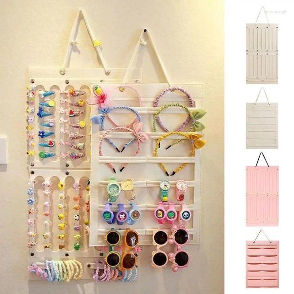 Scatole di stoccaggio Porta clip artiglio Bow Canda per cuccioli Organizzatore per capelli per ragazze Display Display