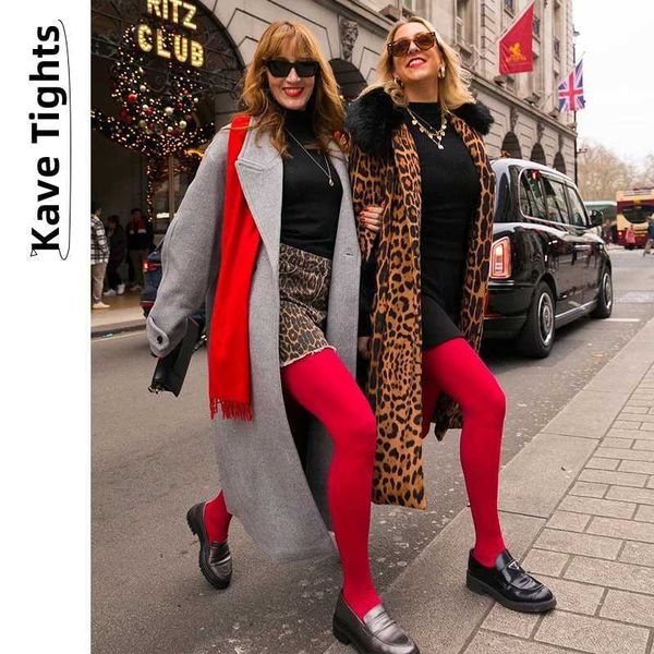 Meias sexy Kave 2024 Meias vermelhas ano feminino Ano nacional Red Socks Sexy Anti Card de seda Velvet Pantyhose Wedding Wedding Underwear Wholesale q240427