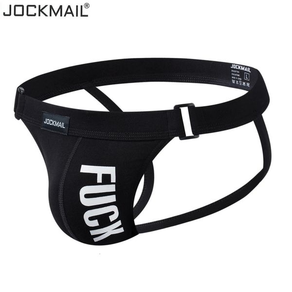 JockMail Jockstrap Sexy Rouphe Men Briefs Male calcinha Male Penis Pouch String String Baixa Biquíni Hombre Lingerie Underpants Exrótica 240423