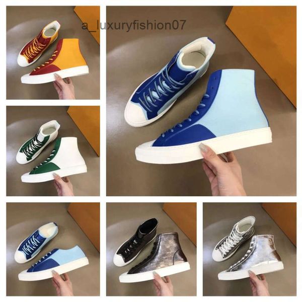 Потолочная ретро -платформа патентные ботинки High Top Designer Trainers Quality Double Laces Технические обуви Италия Мужские кроссовки 2024 Conteaker C Pooo Ikau