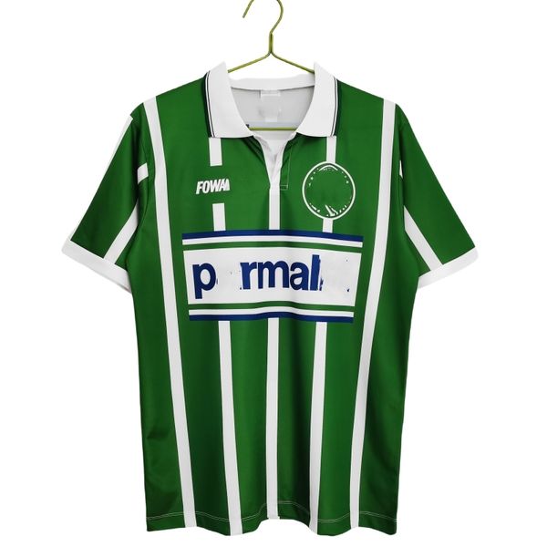 Jersey de futebol retro Palmeira 1992 93 98 99 Home Away Edmundo Zinho Rivaldo Evair Futebol Camisas Men uniformes