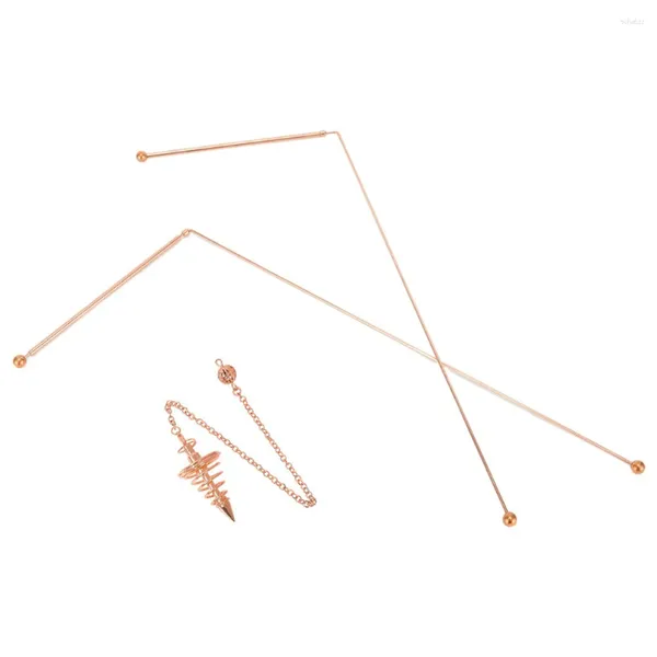 Sticks Detector Haste Copper Sonda para tesouro de água Finding Metal Probing Tool Divination Hastes de busca