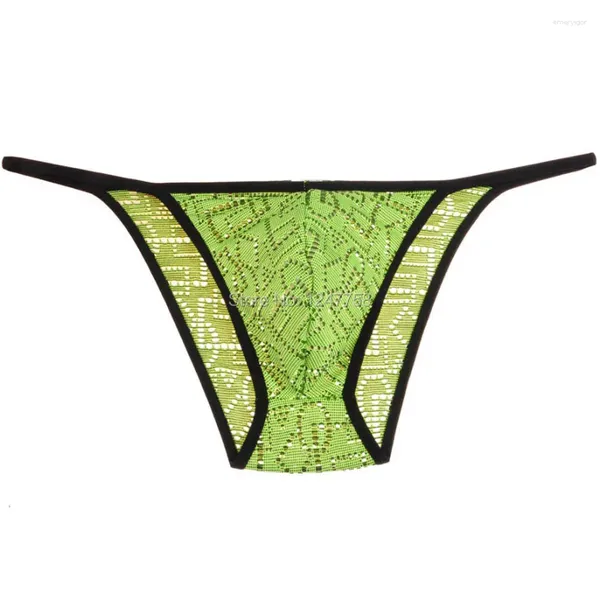 Underpants Bikini Muster Briefs Männer hohl Homosexuell Jacquard Unterwäsche Beutel Mini