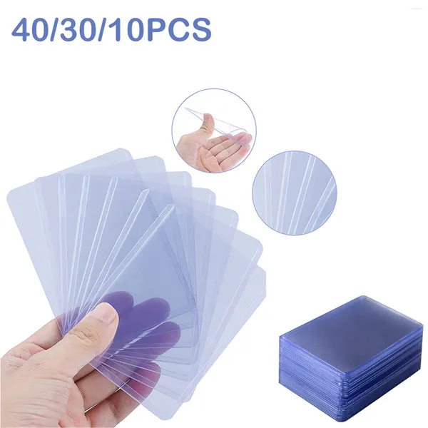 Sacos de armazenamento 10/30/40pc Mangas de protetor de poker cartões de tábua de capa de proteção de poker