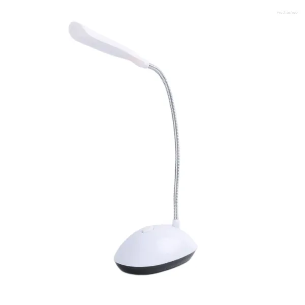 Tischlampen angetrieben von Mini LED -Schreibtischlampe 360 Grad Drehung einstellbarer Schwangerdeck -Schlauchauge für Schutzstudie Reading Dropship