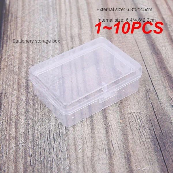 Garrafas de armazenamento 1-10pcs Caixa de recipiente de coleção pequena embalagem universal transparente leve