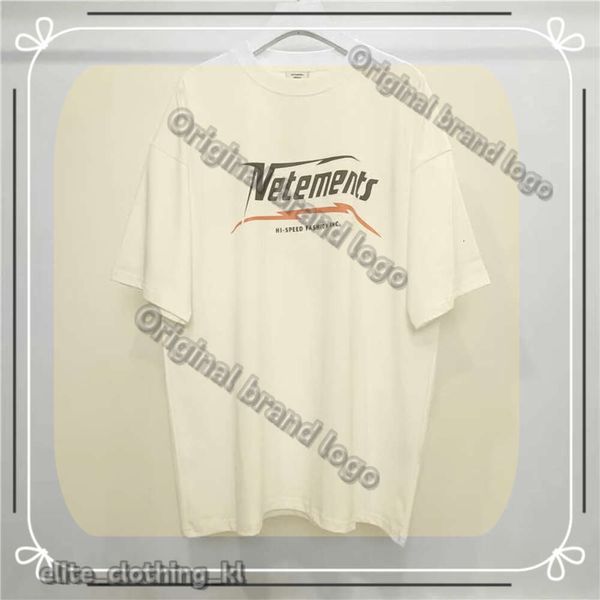 Мужские футболки высококачественная модная футболка для мужчин Unicorn Vetements Женщины T Рубашки слегка негабаритные VTM с коротким рукавом мужская одежда 396