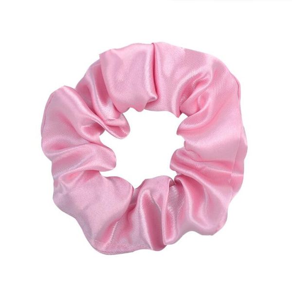 4 inç kadınlar çok renkli kızlar ipek scrunchie elastik moda elastik at kuyruğu tutucu kafa bantları saç aksesuar